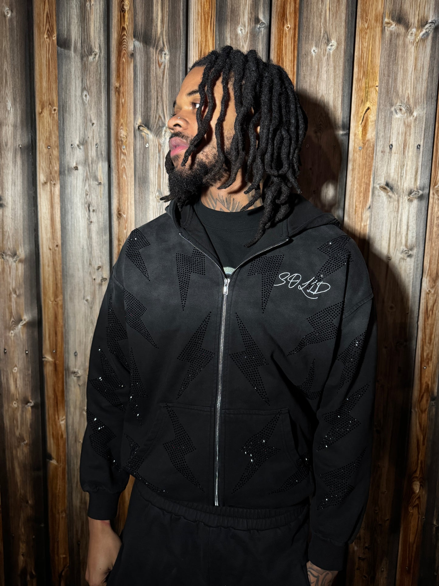 Black Lightning Hoodie V2