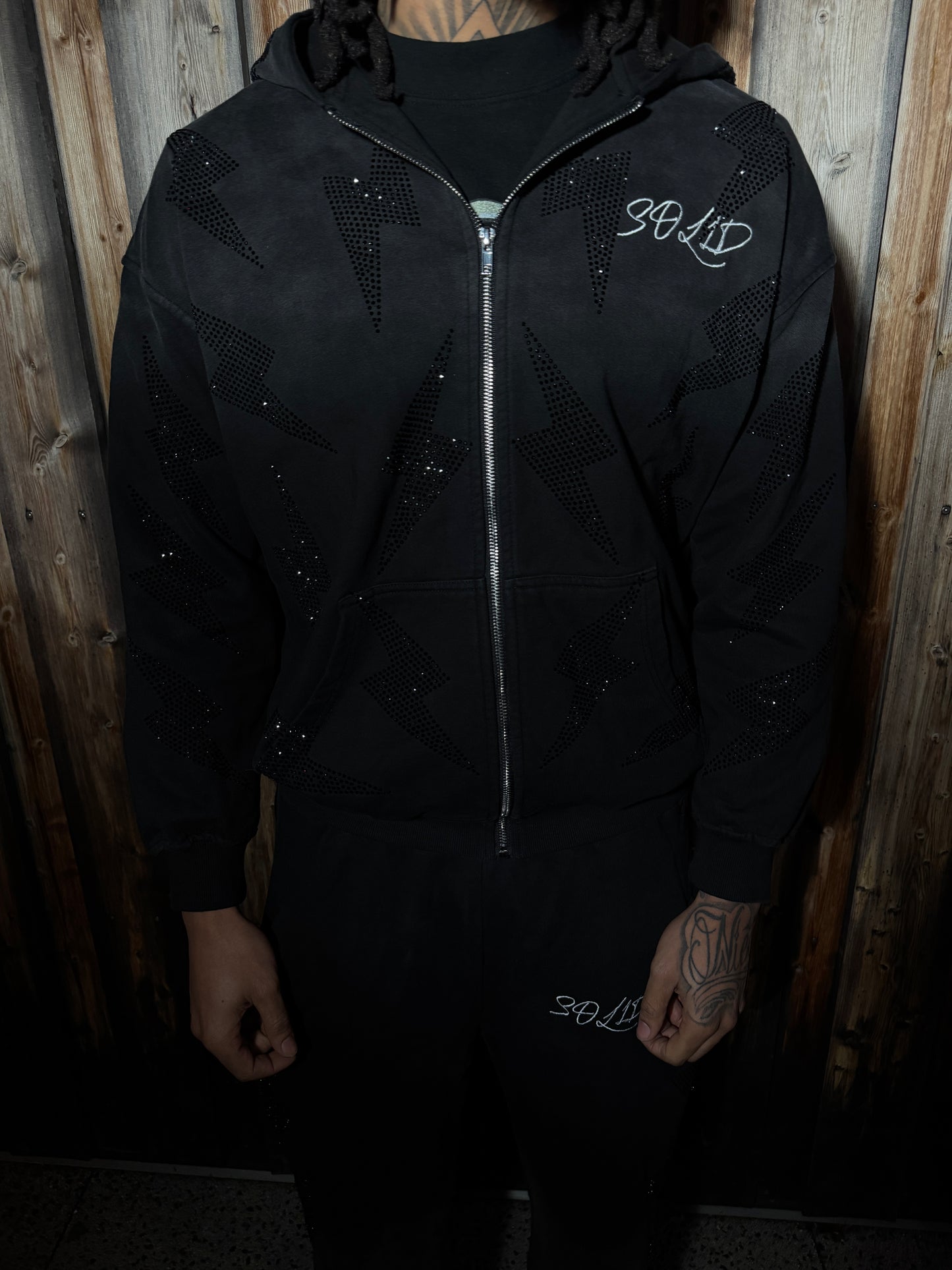 Black Lightning Hoodie V2