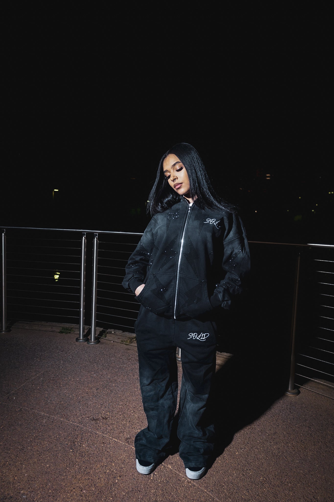 Black Lightning Sweatsuit V2