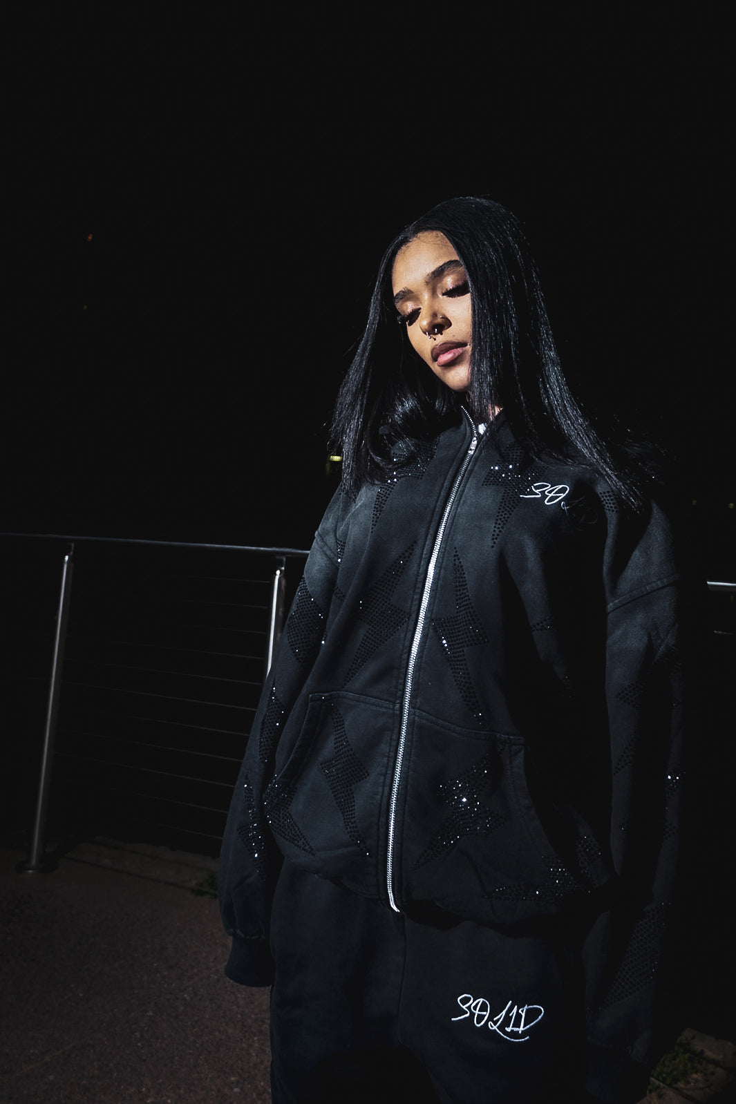 Black Lightning Hoodie V2